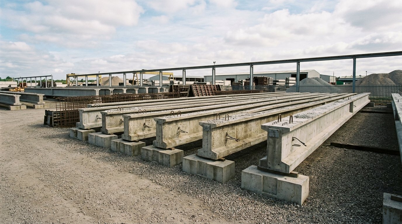 Al Quraish heavy precast concrete bridge girders