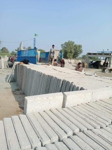 Al Quraish precast concrete construction materials ready for project dispatch