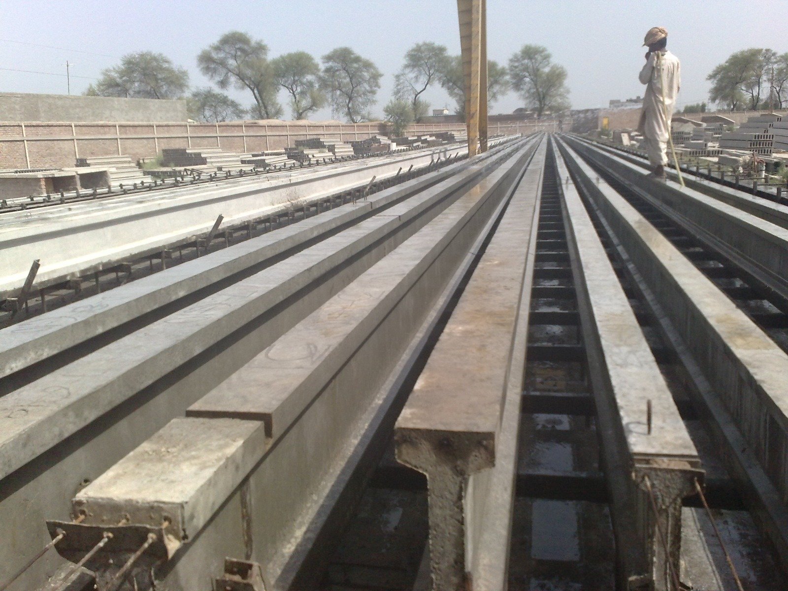 Comprehensive view of Al Quraish manufacturing facility and storage yard